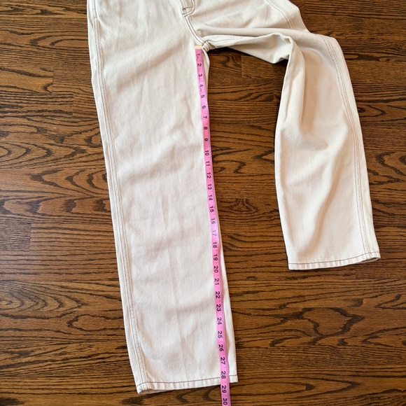 Reformation Cowboy Almond EUC Straight Leg Jeans Size 25 - Picture 9 of 12